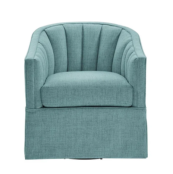 Comfort Pointe Sanibel Skirted Swivel Accent Chair 8315-31