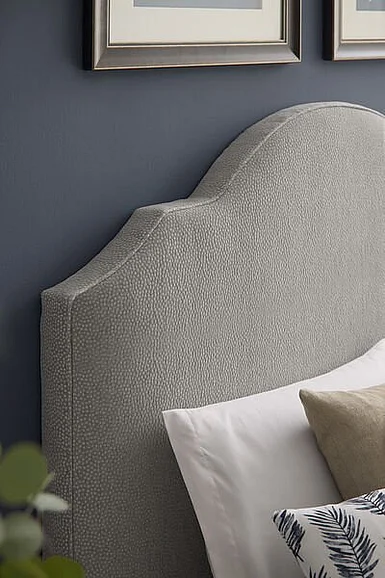 Vaughan-Bassett Twin Upholstered Headboard in Grey Antelope 831-331G (Headboard Only)