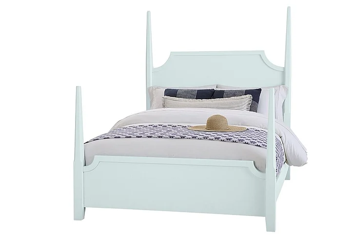 Vaughan-Bassett Full Pencil Poster Bed in Maple 835-552-255-911