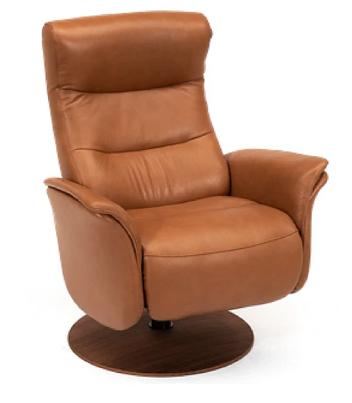 Hjort Knudsen 8350 Glider/Rocker in Light Cognac 8350/MF7M/376/LBD_PN3NutOil