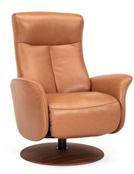 Hjort Knudsen 8351 Multi Lux Glider/Rocker in Light Cognac 8351/LF7M/376/LBD_PN3NutOil