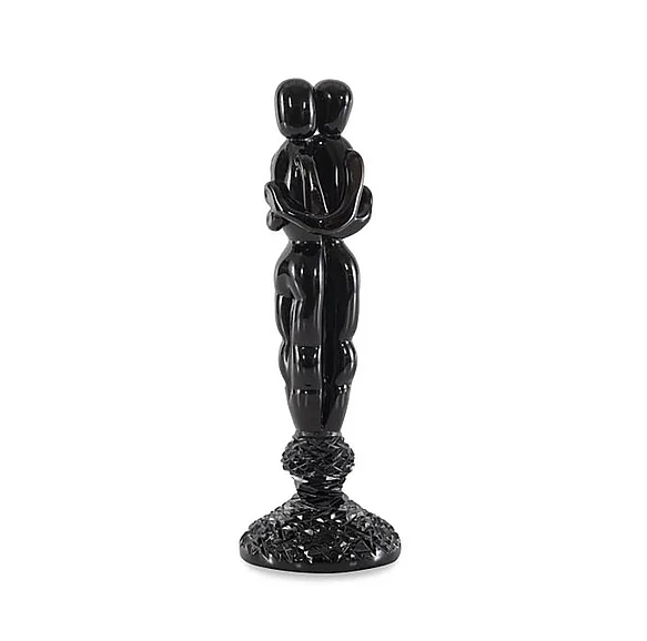 Maitland-Smith Crystal Embrace Figurine in Black 8353-10