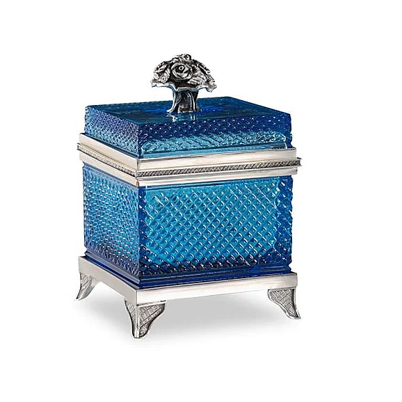 Maitland-Smith Pelagic Box in Blue 8355-11 CLOSEOUT