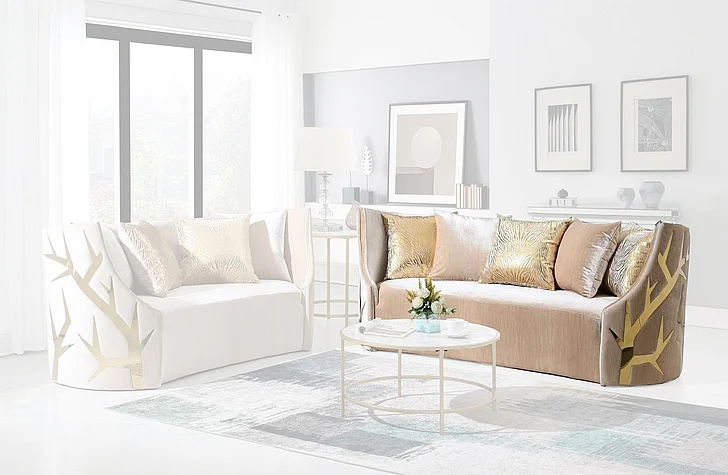 Massa Gallery Kaiser Sofa in Cream L836-3