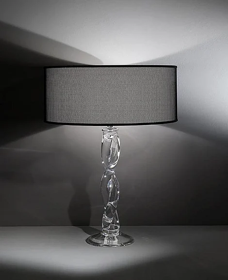 Maitland-Smith Crystal Ornament Large Lamp in Black 8362-17