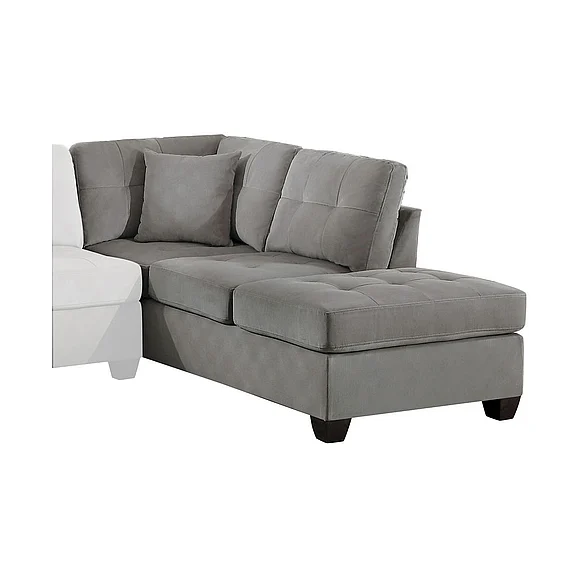 Homelegance Emilio Reversible Chaise in Taupe 8367TP-5