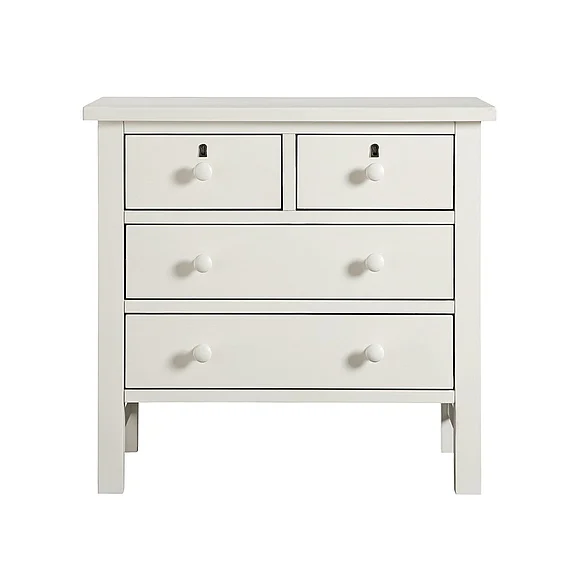 Comfort Pointe Greenwich 4-drawer Storage Nightstand - Antique White 837-10-55