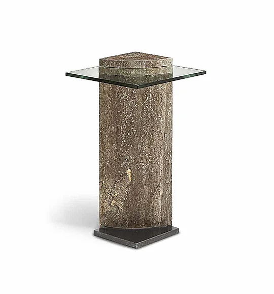Maitland-Smith Stratus Side Table in Gray 8376-32