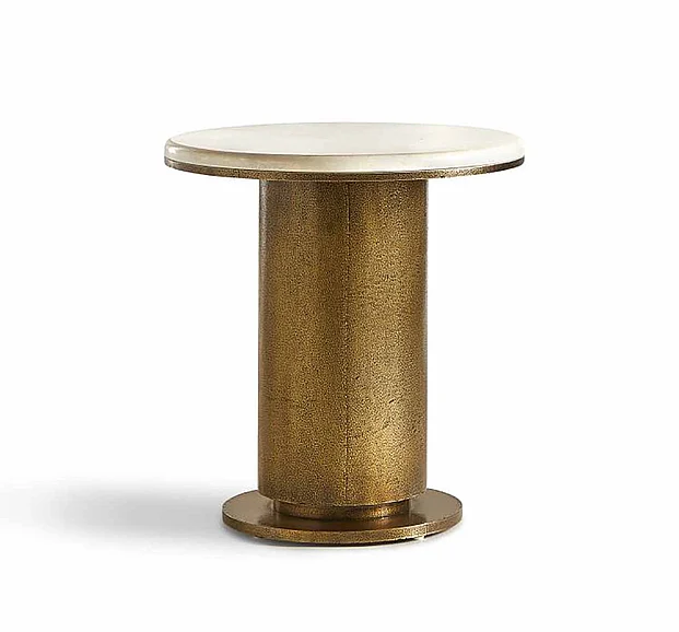 Maitland-Smith Halo Side Table in Gold 8377-32