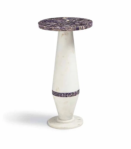 Maitland-Smith Amethyst Martini Table in Violet 8379-30A CLOSEOUT