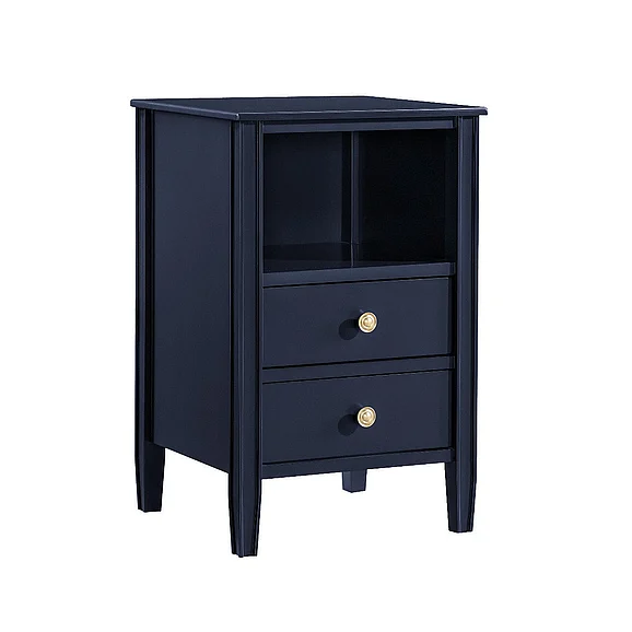 Comfort Pointe Winsley 2-Drawer Storage Nightstand - Midnight Blue 838-10-14