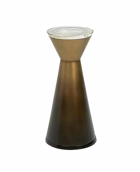 Maitland-Smith Vesper Martini Table in Gold 8382-30 CLOSEOUT