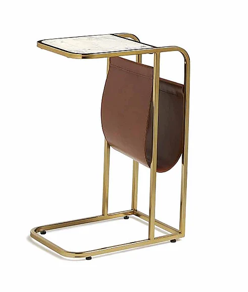 Maitland-Smith Alaska Side Table in Gold 8384-32