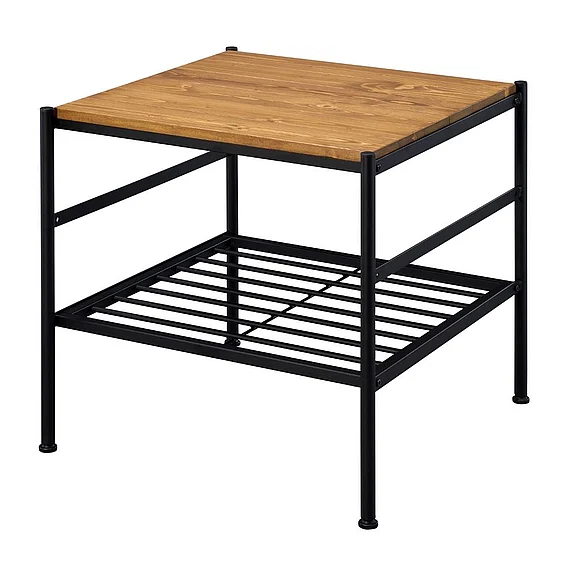 ACME Kande End Table in Oak & Black Finish 83867