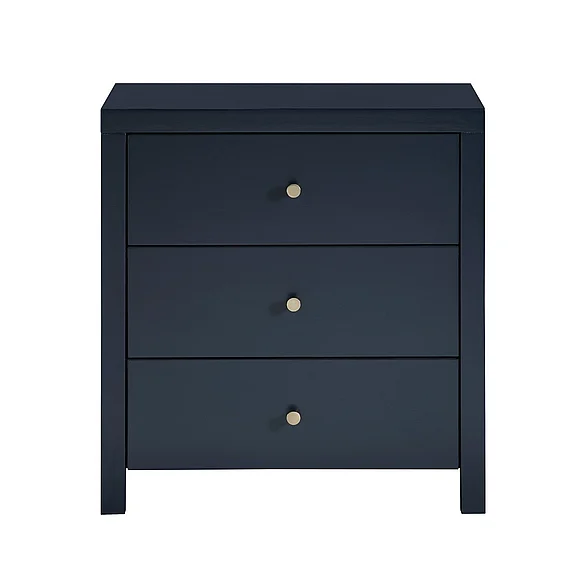 Comfort Pointe Nolan 3-drawer Nightstand - Midnight Blue 839-10-14
