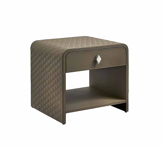 Maitland-Smith Fog 1 Drawer Nightstand in Gray 8413-32