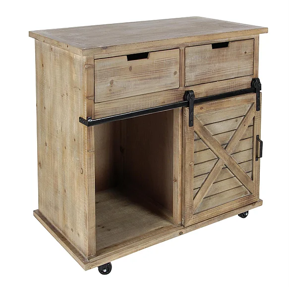 UMA Brown Wood Room Cabinet, 33" x 18" x 35" | 84249 CLOSEOUT