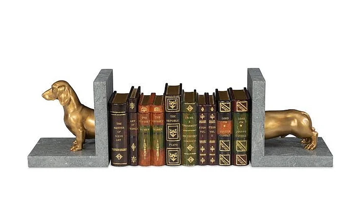 Maitland-Smith Dachshund Bookend 8425-12