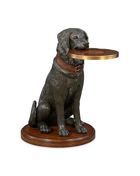 Maitland-Smith Golden Retriever Accent Table 8427-30