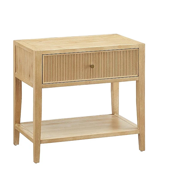 Comfort Pointe Flores Natural 1-Drawer Nightstand 843-10-35