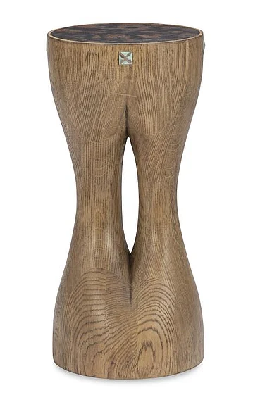 Maitland Smith Zulu Drink Table in Natural Gray Oak 8430-23