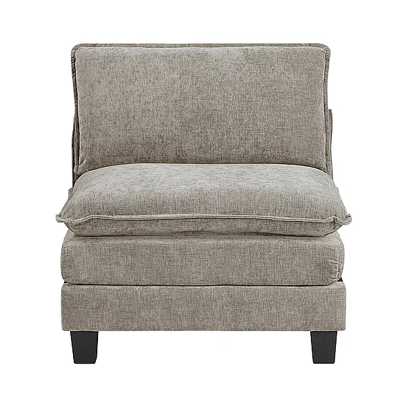 Homelegance Dublin Armless Chair in Dark pewter 8450PWT-AC