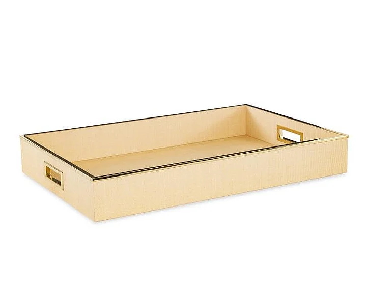 Maitland-Smith Large Raffia Tray 8455-25
