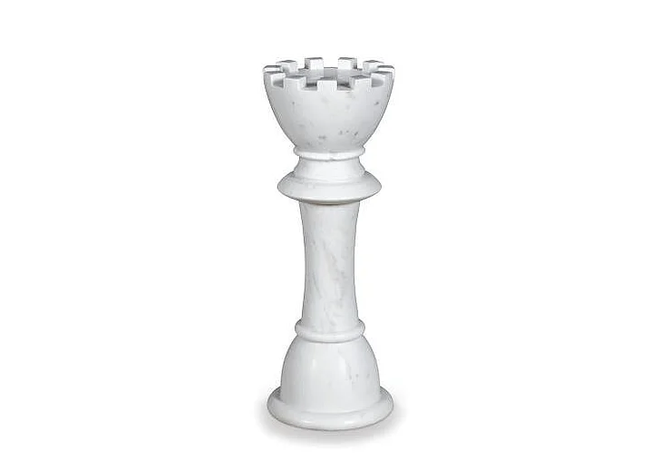 Maitland-Smith White Chess Table King 8455-30-W