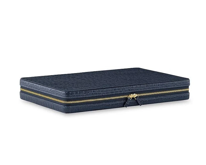 Maitland-Smith Travel Backgammon Board Blue 8462-11-B