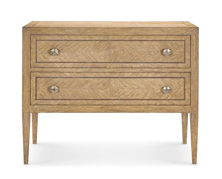 Maitland-Smith Madeline Chest in Cerused White Oak 8468-50