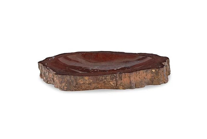 Maitland-Smith Large Red Petrified Bowl 8478-21-L