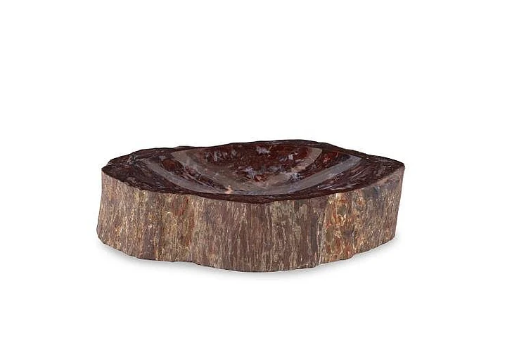 Maitland-Smith Small Red Petrified Bowl 8478-21