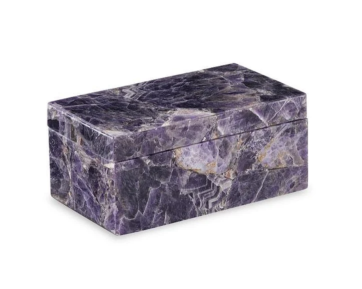Maitland-Smith Small Amethyst Box 8482-11-A