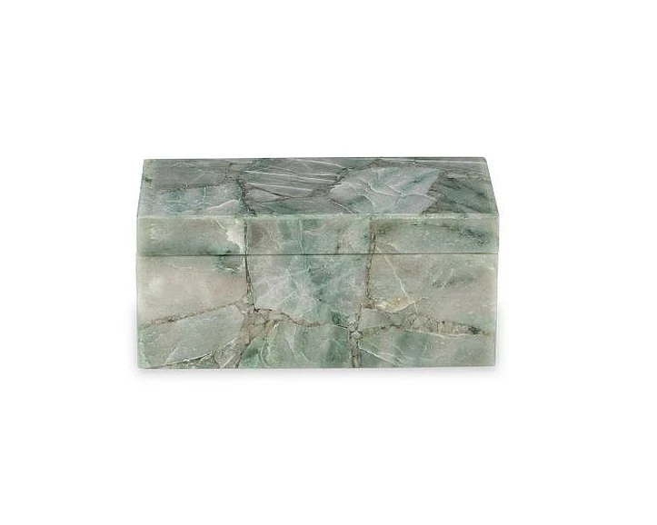 Maitland-Smith Small Green Aventurine Box 8482-11-G