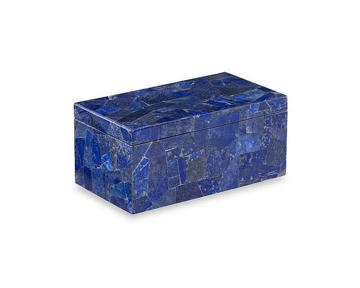 Maitland-Smith Small Lapis Box in Blue 8482-11-L
