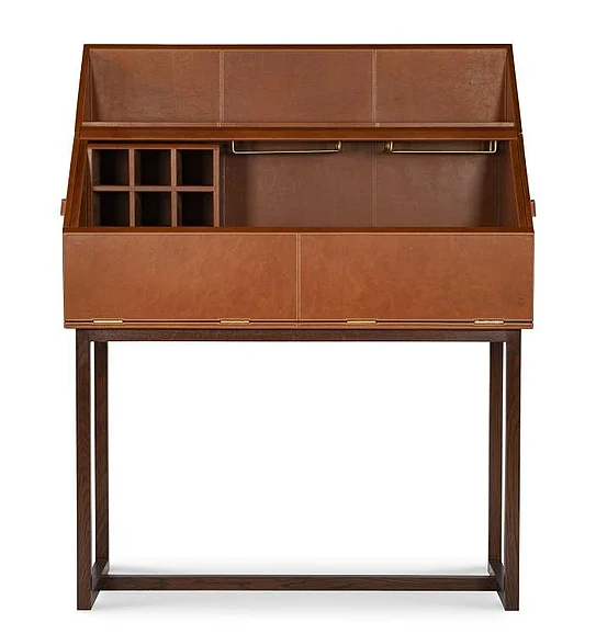 Maitland Smith Ravenwood Bar Cabinet in Oak 8485-51