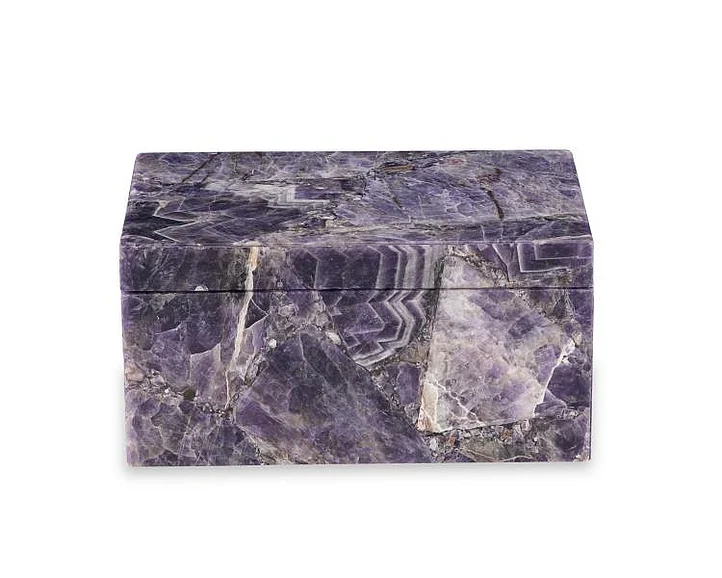Maitland-Smith Large Amethyst Box 8490-11-A