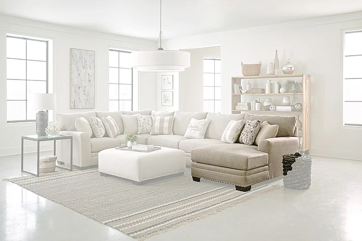 Jackson Salem RSF Chaise in Buff/Cement 8491-76/1561-46/2534-16