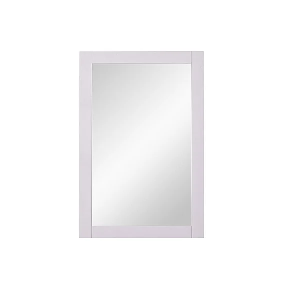 Elegant Aqua 22 In. Contemporary Mirror in White VM-2001