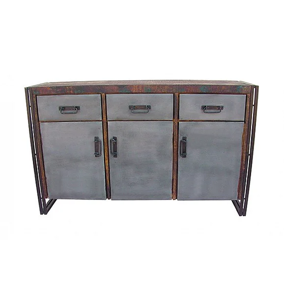 Moti Furniture Addison 3 Drawer, 3 Door Buffet in Wood