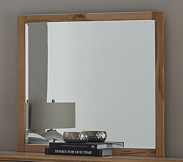 Vaughan-Bassett Nordhaven Landscape Mirror in Clear Maple 852-447