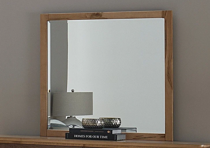 Vaughan-Bassett Nordhaven Landscape Mirror in Two-Tone 853-447