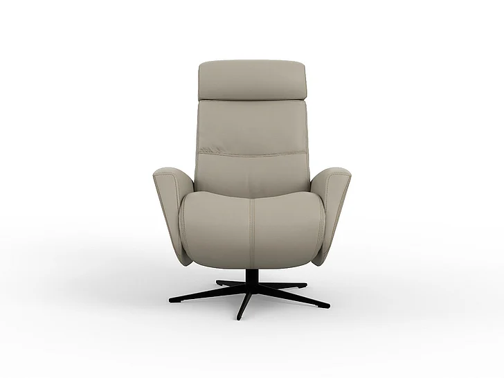 Fjords Modern Living Magnus Medium Relaxer w/Battery in SL Shadow Grey/Black 852116PB-205 CUSTOM ITEM
