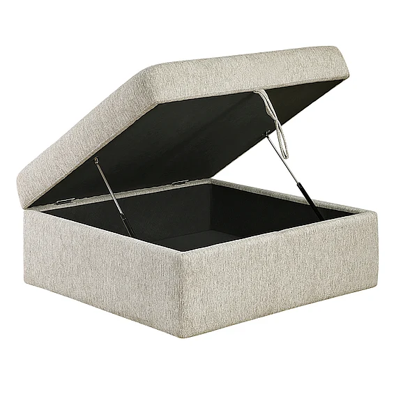 Homelegance Isla Storage Ottoman with Casters in Sage Sand 8548-OT
