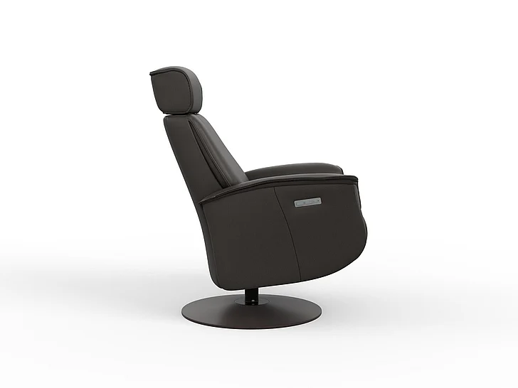 Fjords Modern Living Bo Large Relaxer w/Battery in AL Slate/Charcoal 855116PB-543 CUSTOM ITEM