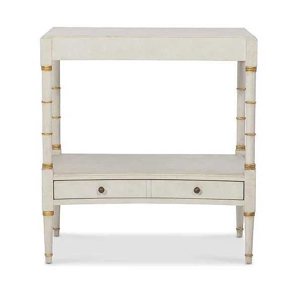 Maitland-Smith Isabella Nightstand in French Ivory 8568-32