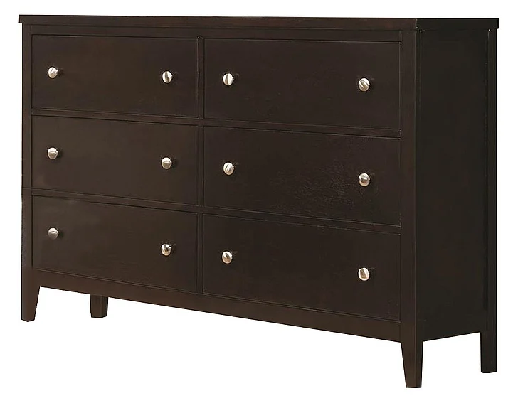 Coaster Carlton Dresser in Cappuccino 202093