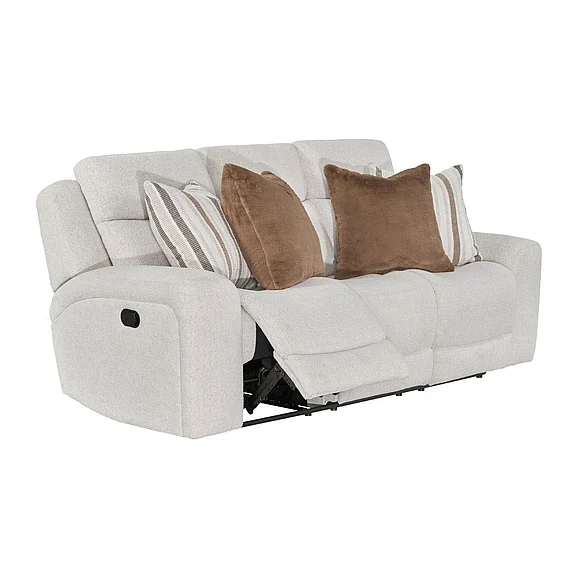 Corinthian Ada Power Headrest Sofa w/ Dropdown Table in Ambassador Pearl FGC86005-39HRD