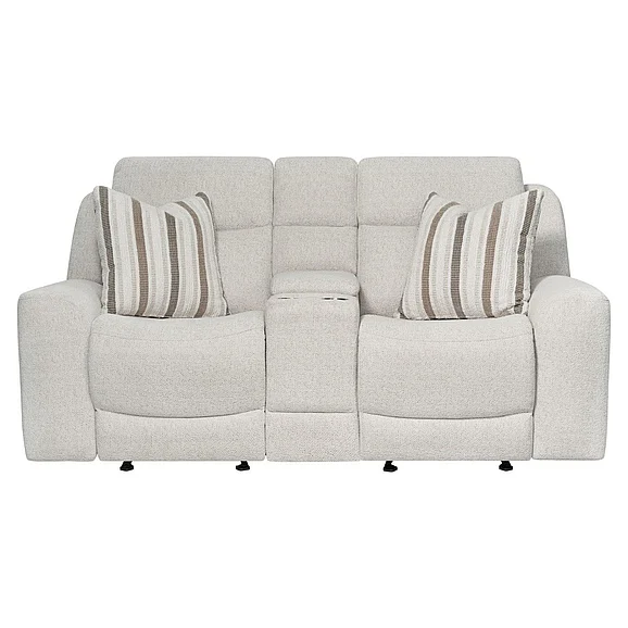 Corinthian Ada Gliding Console Loveseat in Ambassador Pearl FGC86005-40G