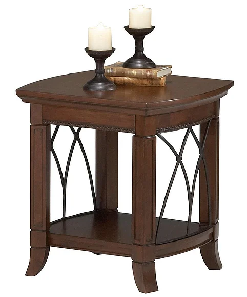 Emma Mason Signature Zesta End Table in Cherry